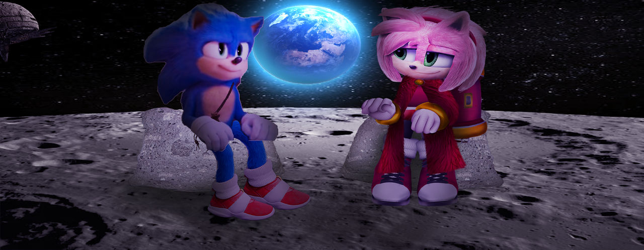 Movie Sonic And Amy Talking by paulinaolguin on DeviantArt
