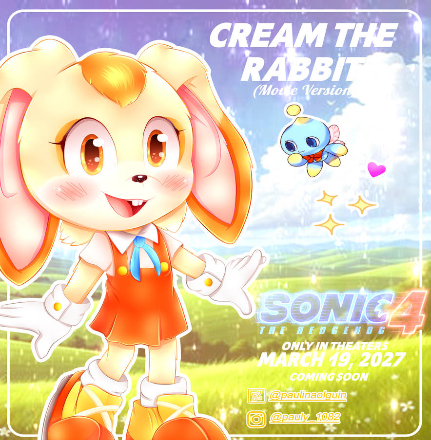 Cream The Rabbit Back View Cream the Rabbit (Fanart Movie) by paulinaolguin on DeviantArt