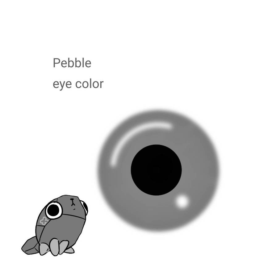 Pebble Witheyes Pebble eye color by fuykshfkav on DeviantArt
