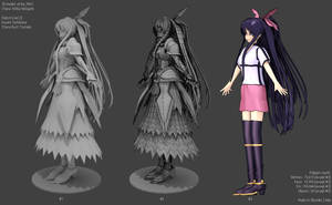 DateALive: Tohka Yatogami 3D Model