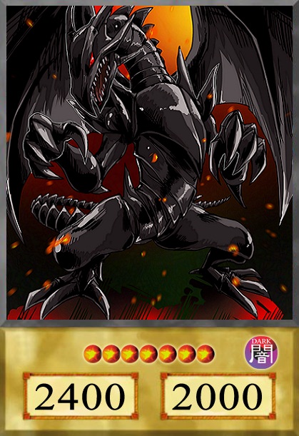 Dragon Noir aux Yeux Rouges ( version 5 ) by CARD-Yugi5DsGX-047 on ...
