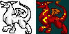 dragon icon template