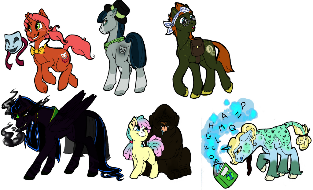 MLP Design Commission: M0N5T3R5 by Kayla-san on DeviantArt