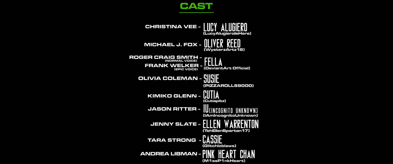 Fandom Credits DeviantArt: The Movie: End Credits (3/6) by lavtimi on DeviantArt