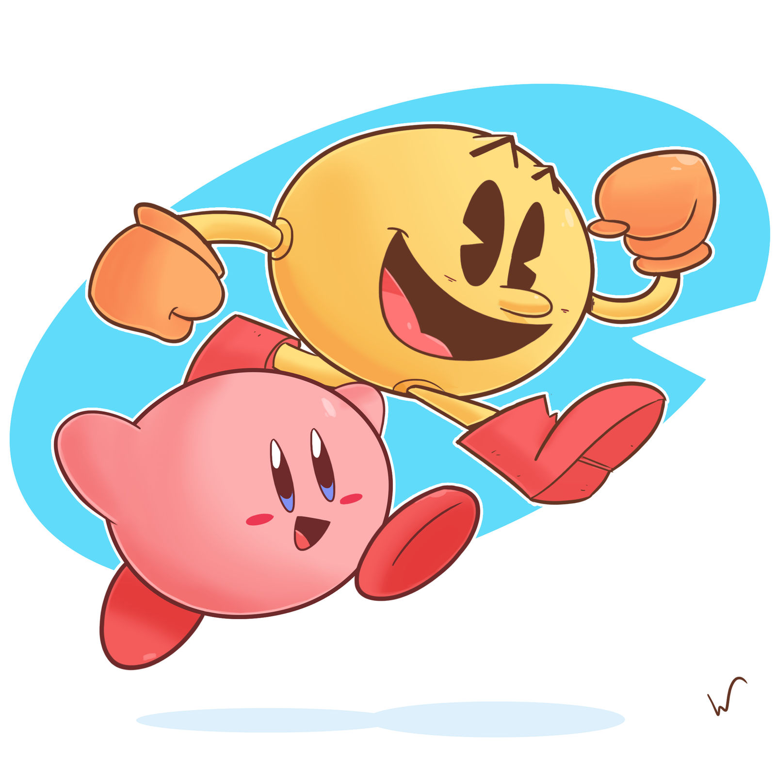 Kirby and Pac-Man