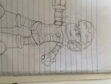 Second mighty no.9 drawing