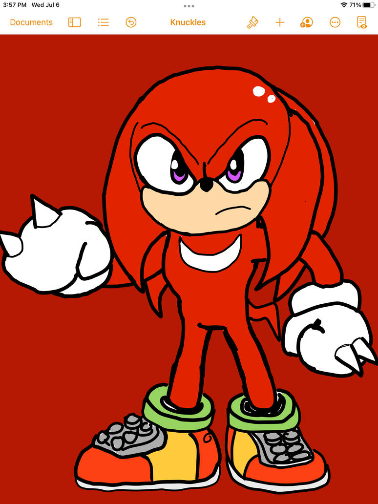 Knuckles the Echidna by Dripptide on DeviantArt