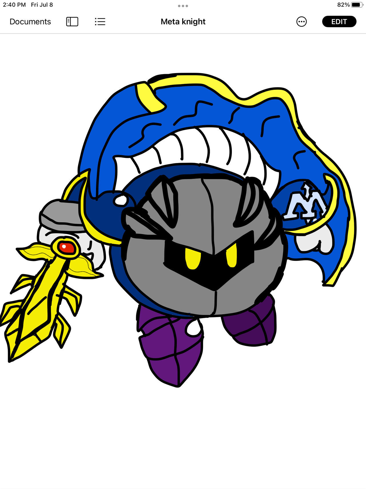 Meta Knight by Dripptide on DeviantArt