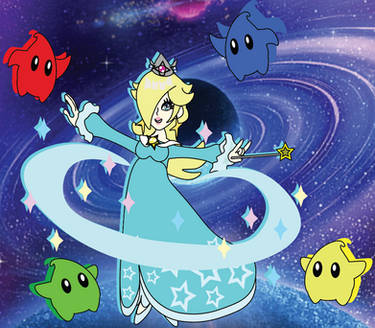 Rosalina and Lumas - Super Mario Galaxy