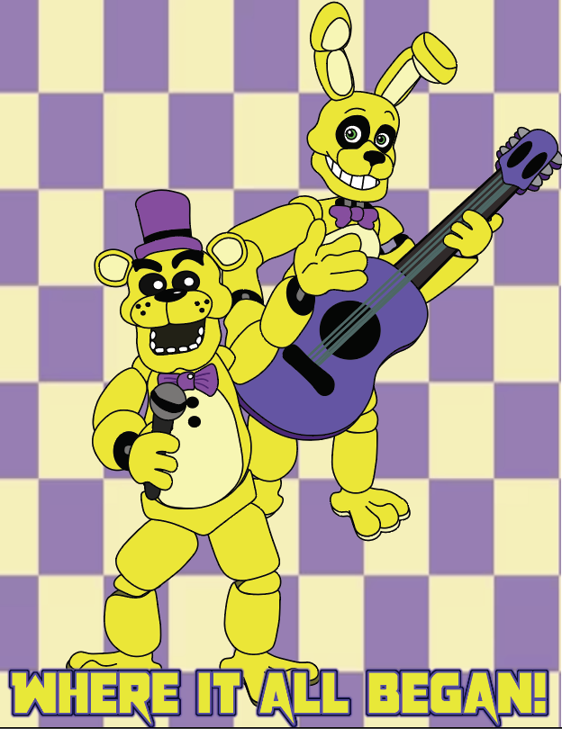 Fredbear and Springbonnie Glitchrat 🐀 - Illustrations ART street