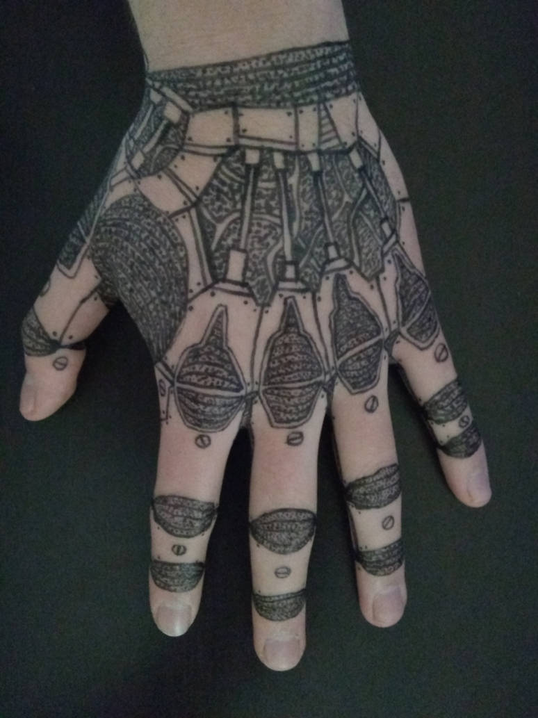 Cyberpunk Hand Tattoo by AlexWalhout on DeviantArt