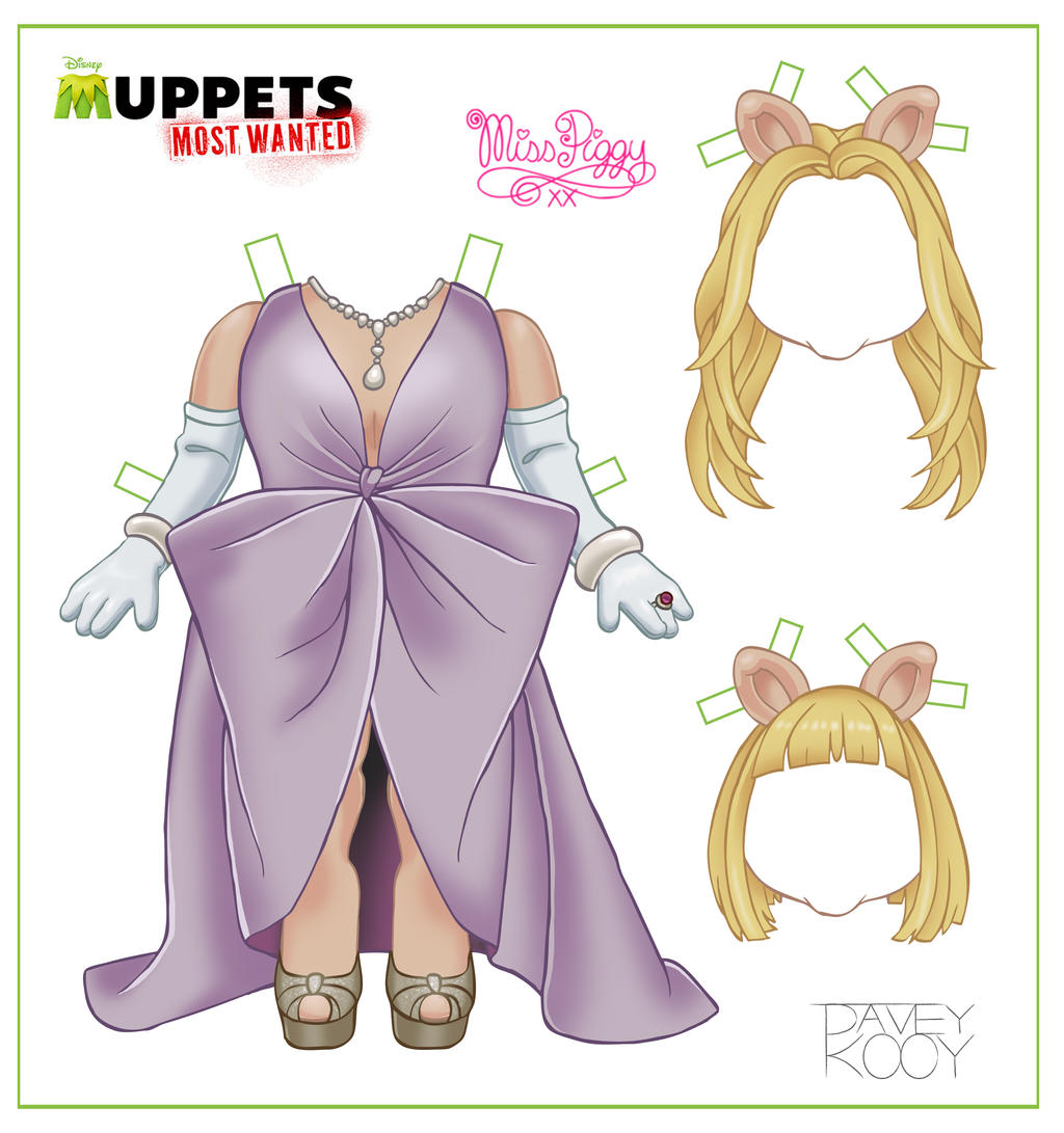 Miss Piggy paper doll 2