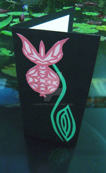 Hand-Cut Orchid Card 5