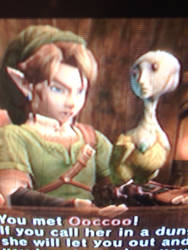 link's expression.