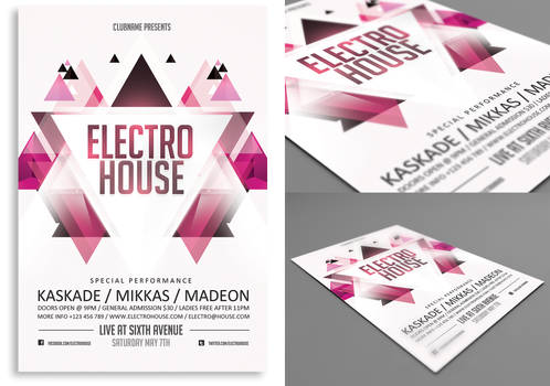 Electro House Flyer