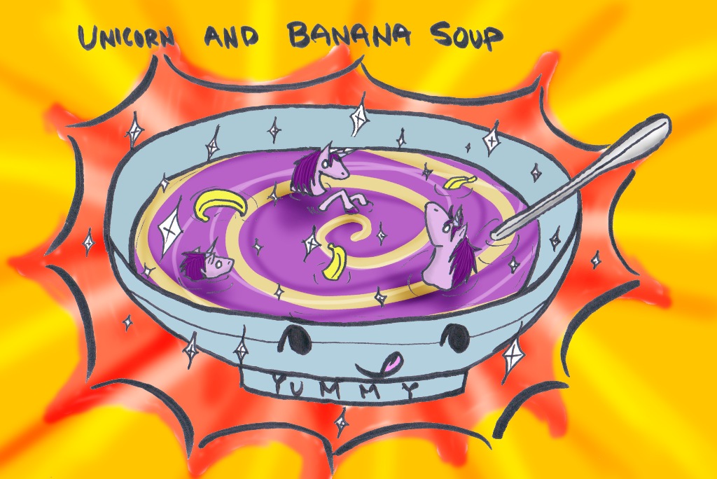 Unicorn and Banana Soup