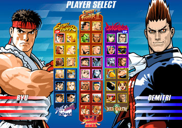 Capcom Fighting Evolution, but remade! (concept)