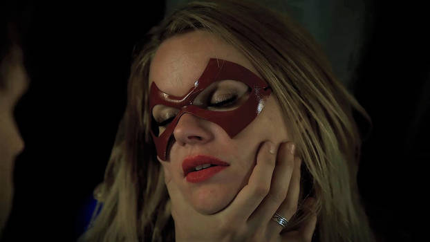 Superheroine is unconscious