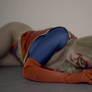 Superheroine is unconscious