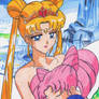 Serenity and Chibiusa