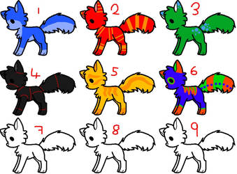 Cat/Fox/Wolf Adopts