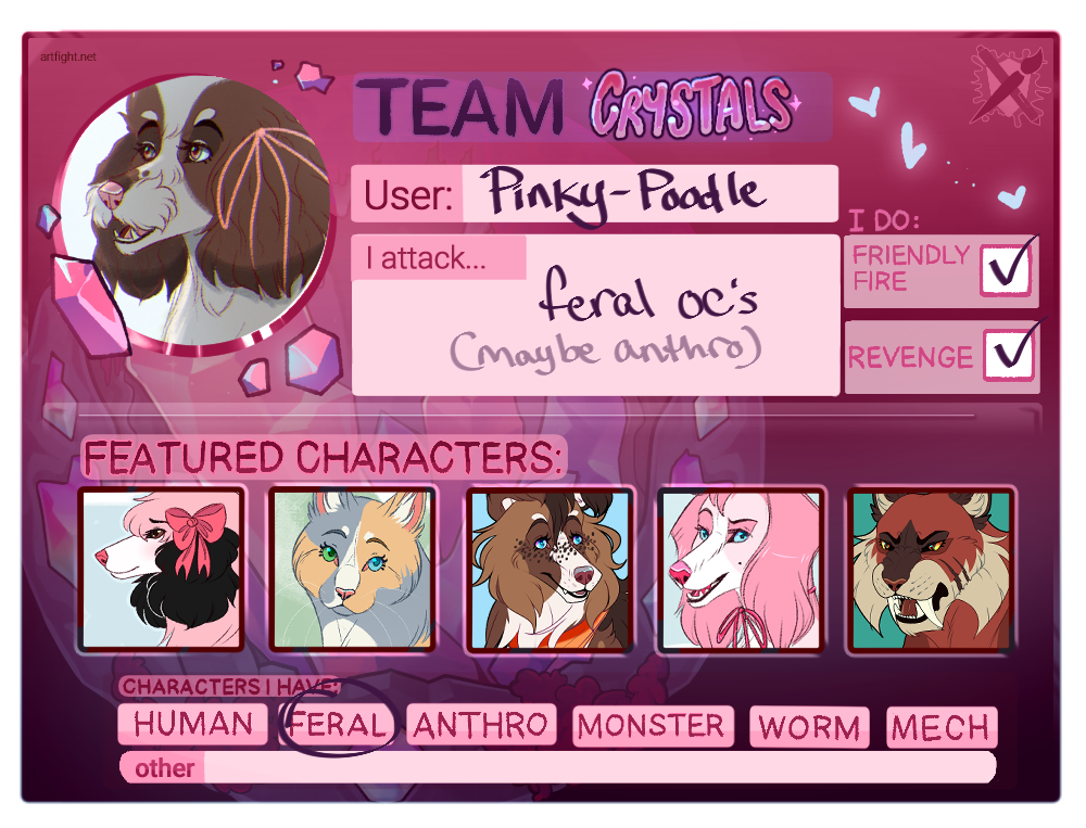 2025 Artfight Team Crystals by PinkyPoodle on DeviantArt