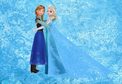 Queen Elsa and Princess Anna (Frozen MMD)