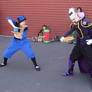 Lucario and MetaKnight