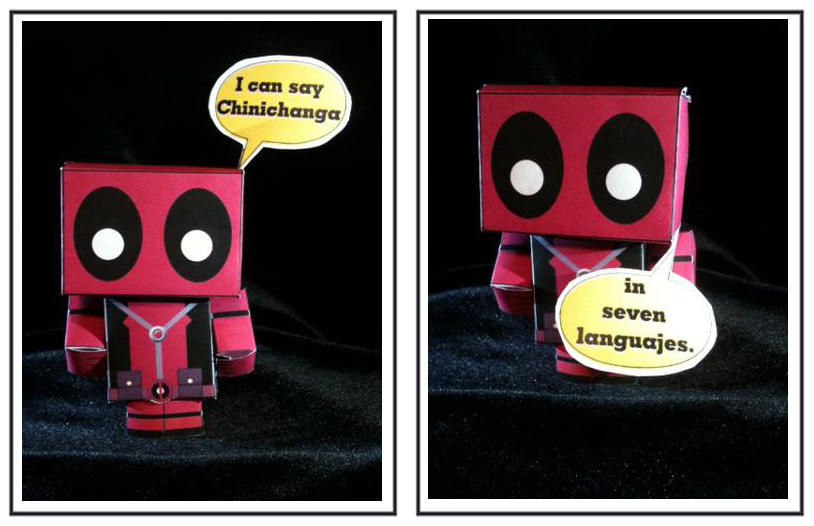 Deadpool Cubit Cubeecraft comic Deadpool by turbotj on DeviantArt