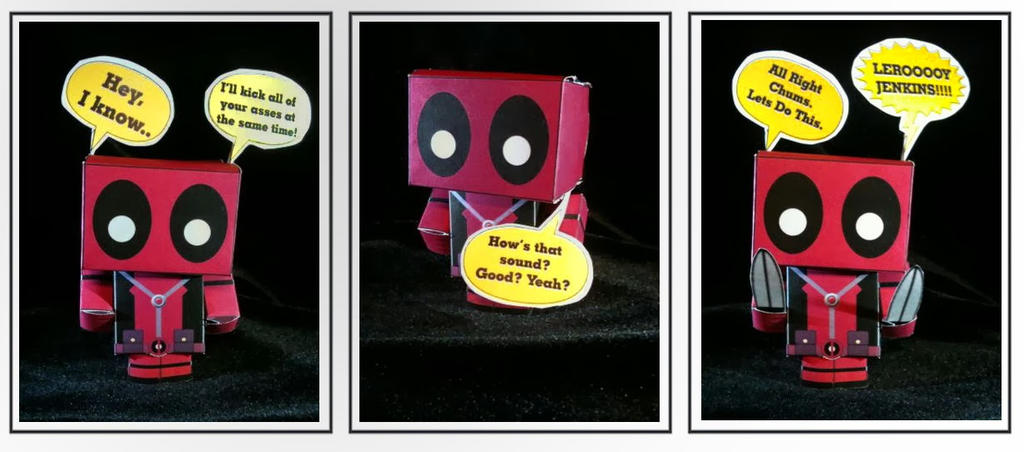 Deadpool Cubit Cubeecraft comic Deadpool 4 by turbotj on DeviantArt