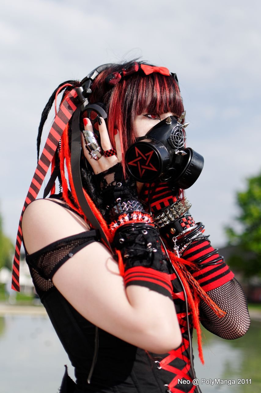 Cyber Goth Red 1