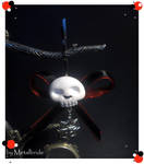 FIMO Skull Haiclip by oOMetalbrideOo