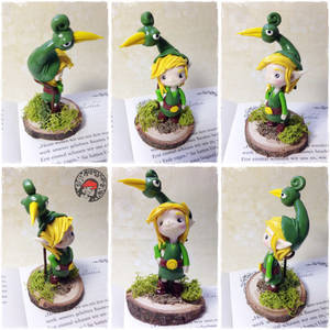 Link Minish Cap Figure from Fimo