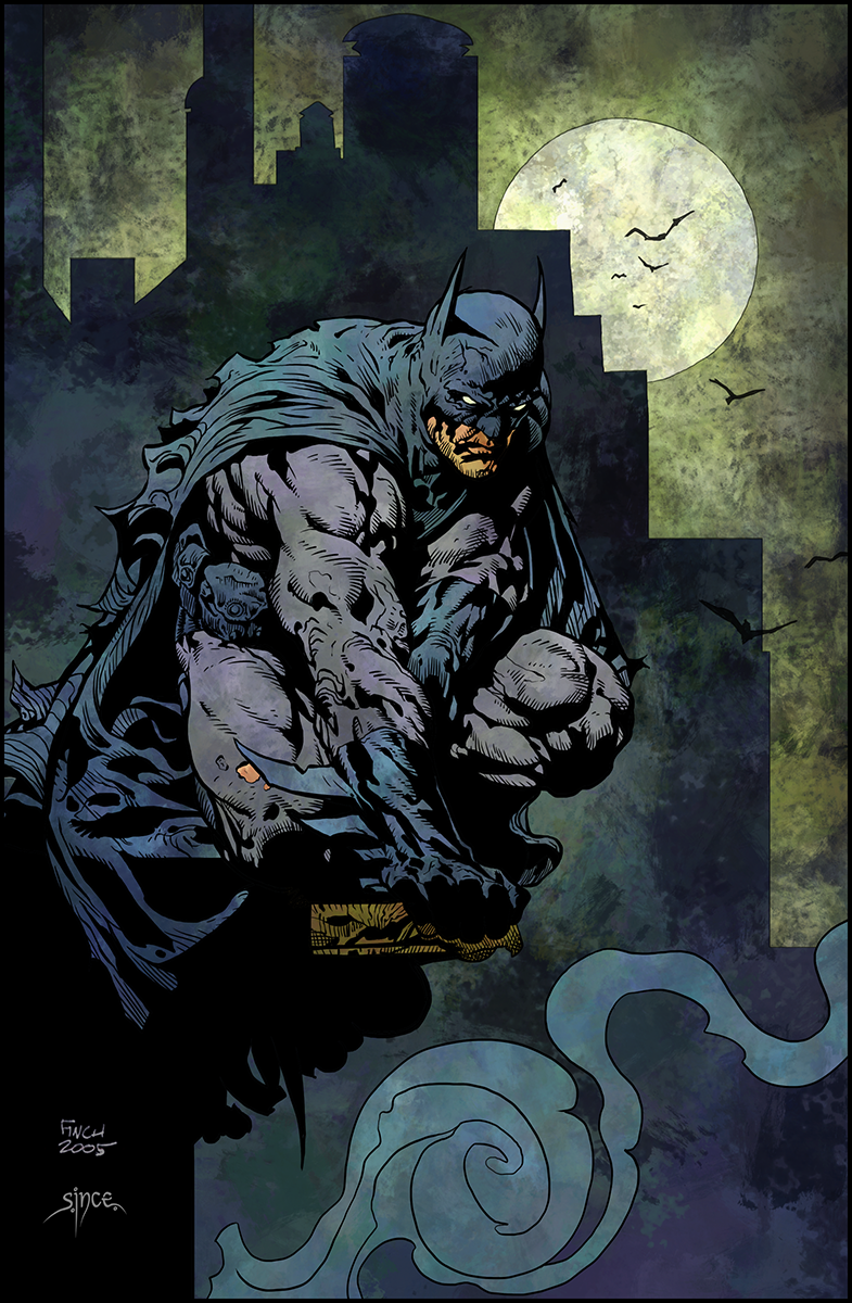 Batman - inks and colours by Steve-Ince on DeviantArt