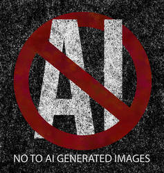 No to AI generated images