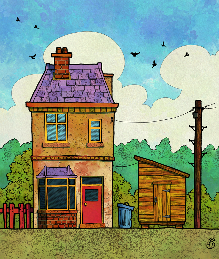 House and Shed by Steve-Ince on DeviantArt