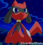 Silver the Red Riolu by SilverwolfRiolu on DeviantArt