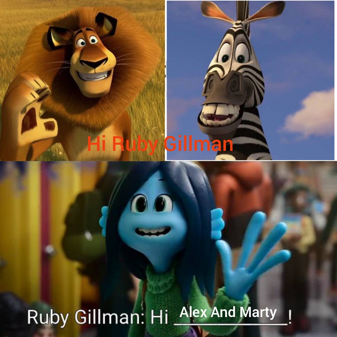 Alex Ruby Ruby Gillman Says Hi To Alex And Marty by TheStarWarsMovieFan on DeviantArt