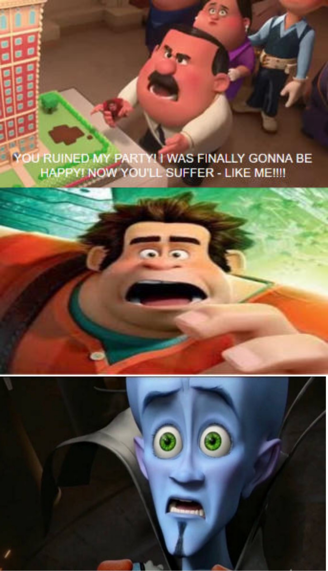 Wterck Rlaph Rage Wreck it Ralph And Megamind Scared Of Gene's Rage by ...
