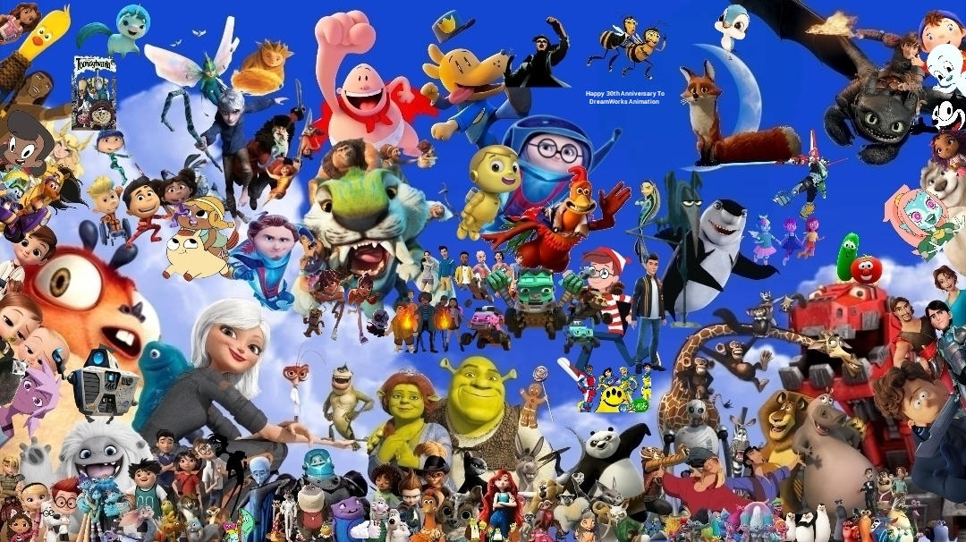 Happy 30th Anniversary of DreamWorks Animation by TheStarWarsMovieFan ...