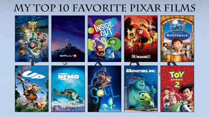 My Top 10 Favorite Pixar Movies