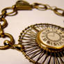 Time Travelers Clock Bracelet