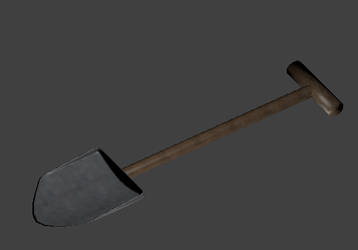 LowPoly shovel