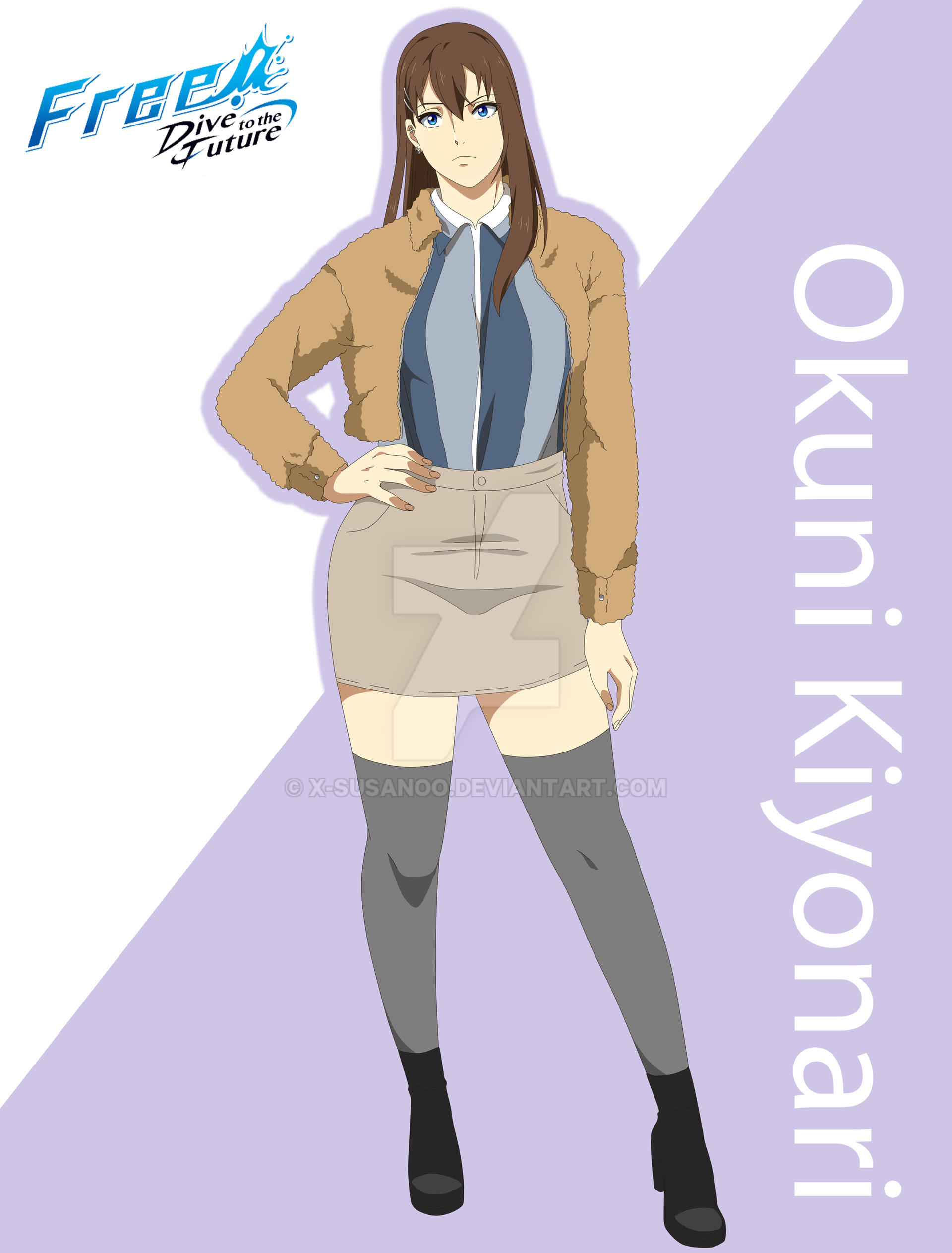 Kayonari Sticker ||Free!|| Okuni Kiyonari ID by X-SUSANOO on DeviantArt