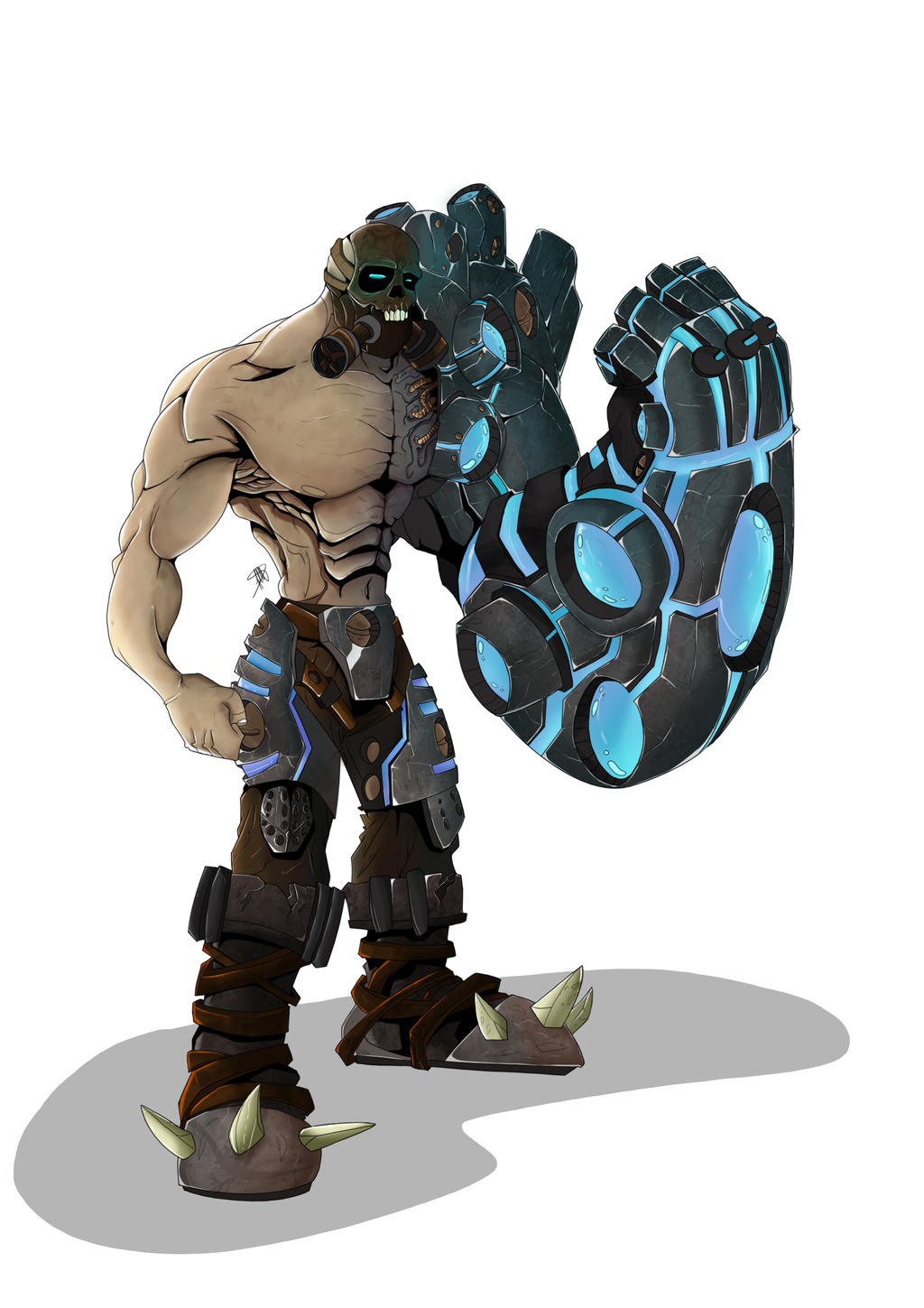 Bionic Skull Bionic skull mask. by KeltsGrizz on DeviantArt