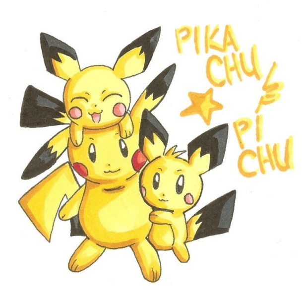 Pikachu and Pichu