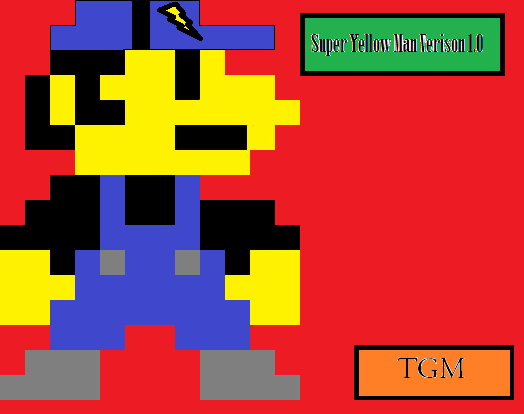 8 Bit Super Yellow Man