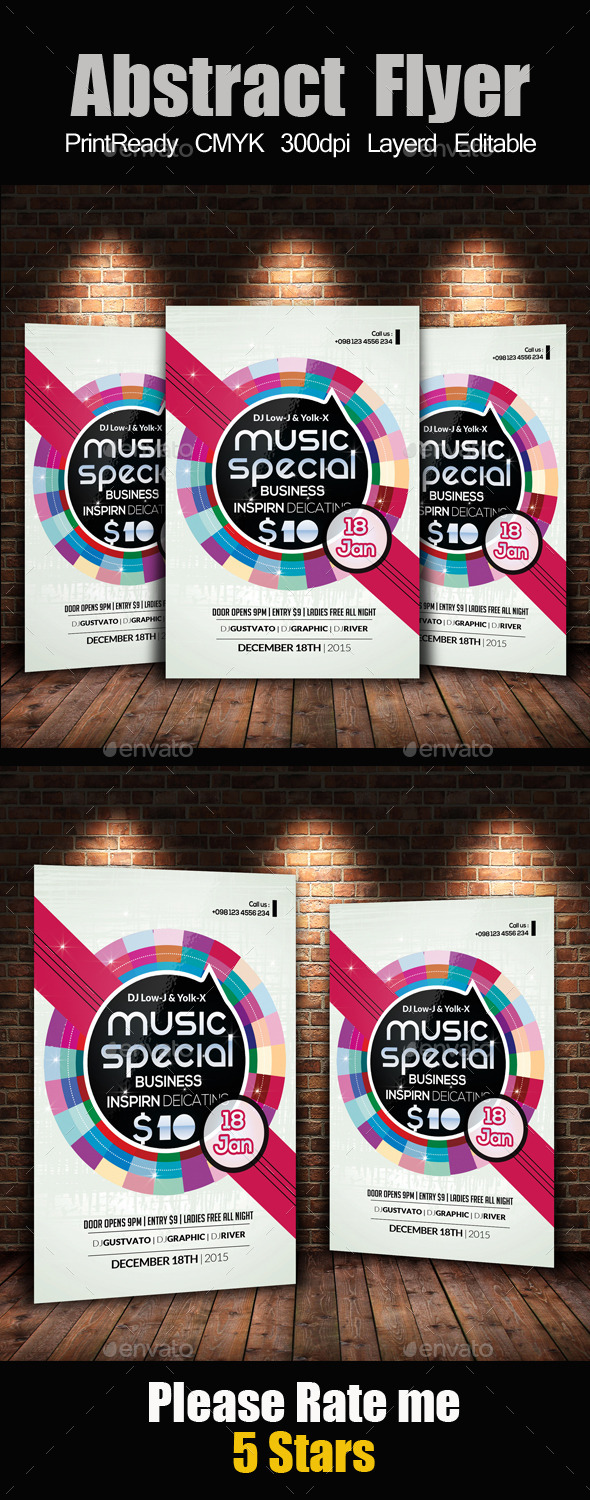 Creative Abstract Flyer Template