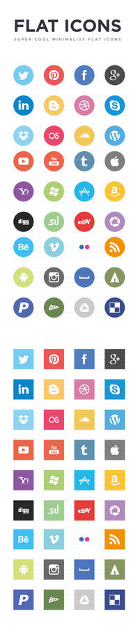 Social Media Icons Set Free Download