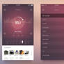 Free FM Radio App. PSD Template